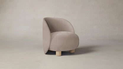 The Laight  - Nubuck Leather Fawn Chair