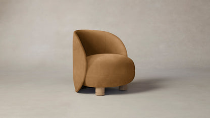 The Laight  - Nubuck Leather Saddle Chair