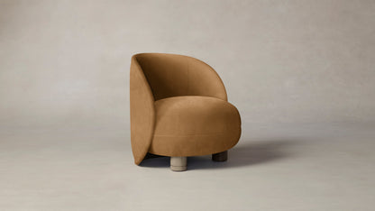 The Laight  - Nubuck Leather Saddle Chair