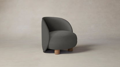 The Laight  - Pebbled Leather Ash Chair