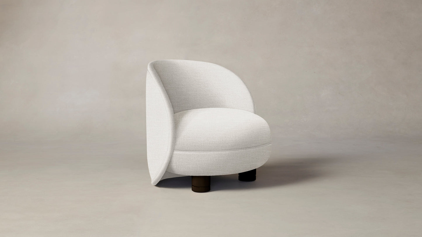 The Laight  - Performance Chenille Alabaster Chair