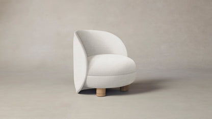 The Laight  - Performance Chenille Alabaster Chair