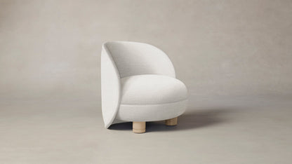 The Laight  - Performance Chenille Alabaster Chair