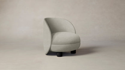 The Laight  - Performance Melange Weave Flint Chair