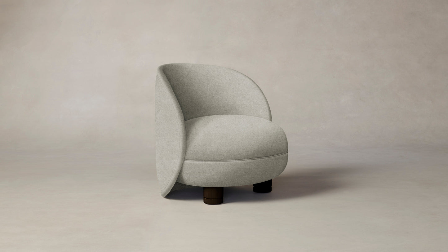 The Laight  - Performance Melange Weave Flint Chair