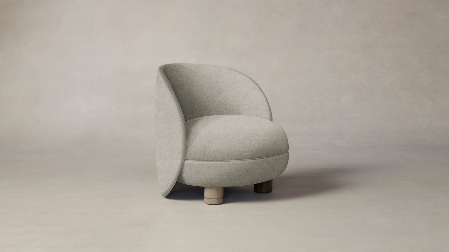 The Laight  - Performance Melange Weave Flint Chair