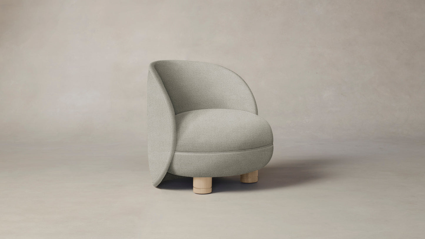 The Laight  - Performance Melange Weave Flint Chair