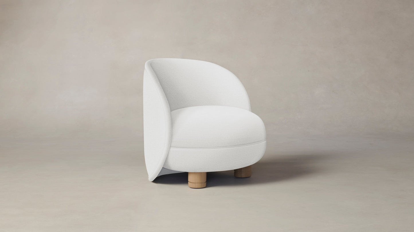 The Laight  - Performance Textured Linen Bone Chair