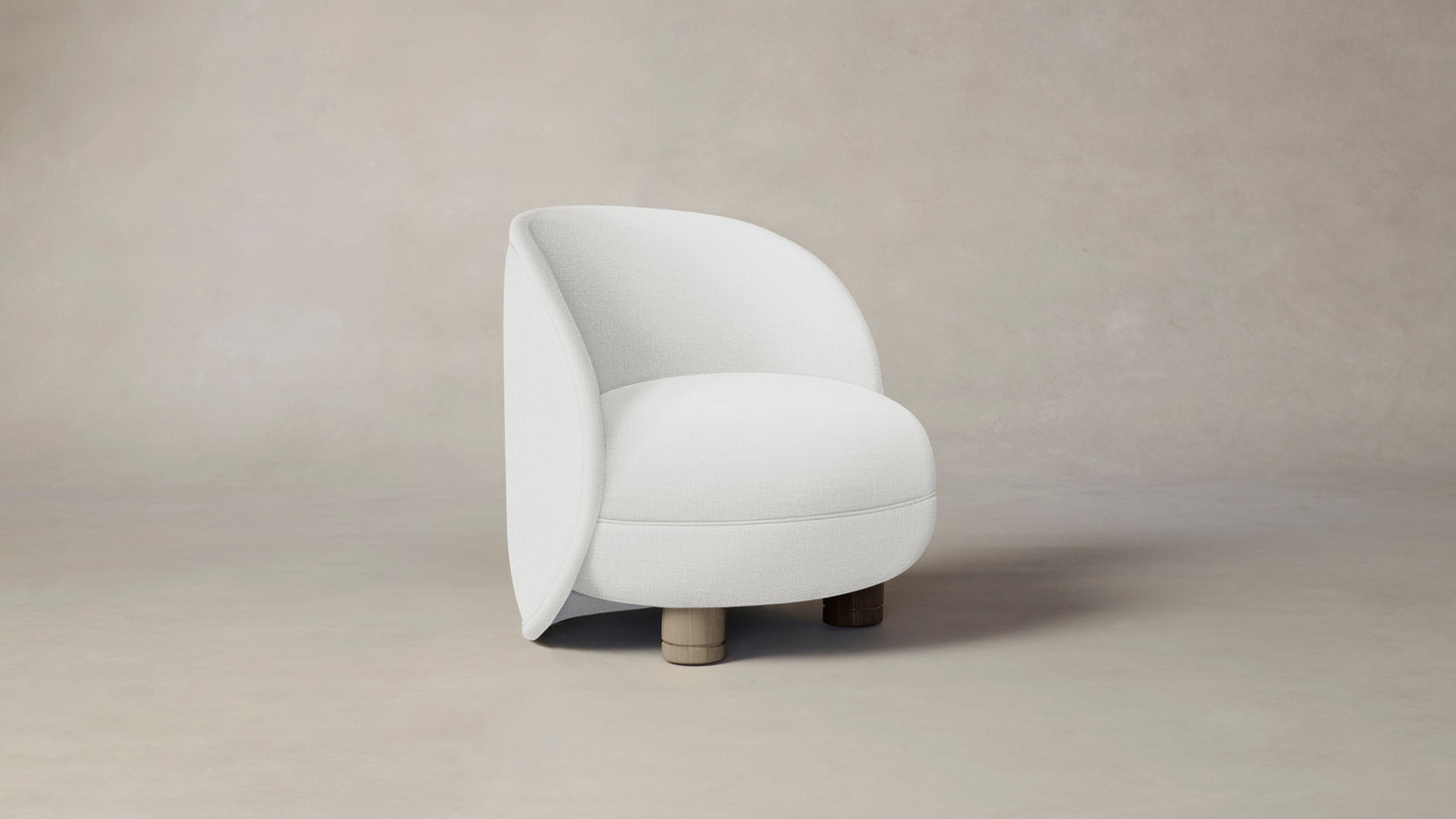 The Laight  - Performance Textured Linen Bone Chair