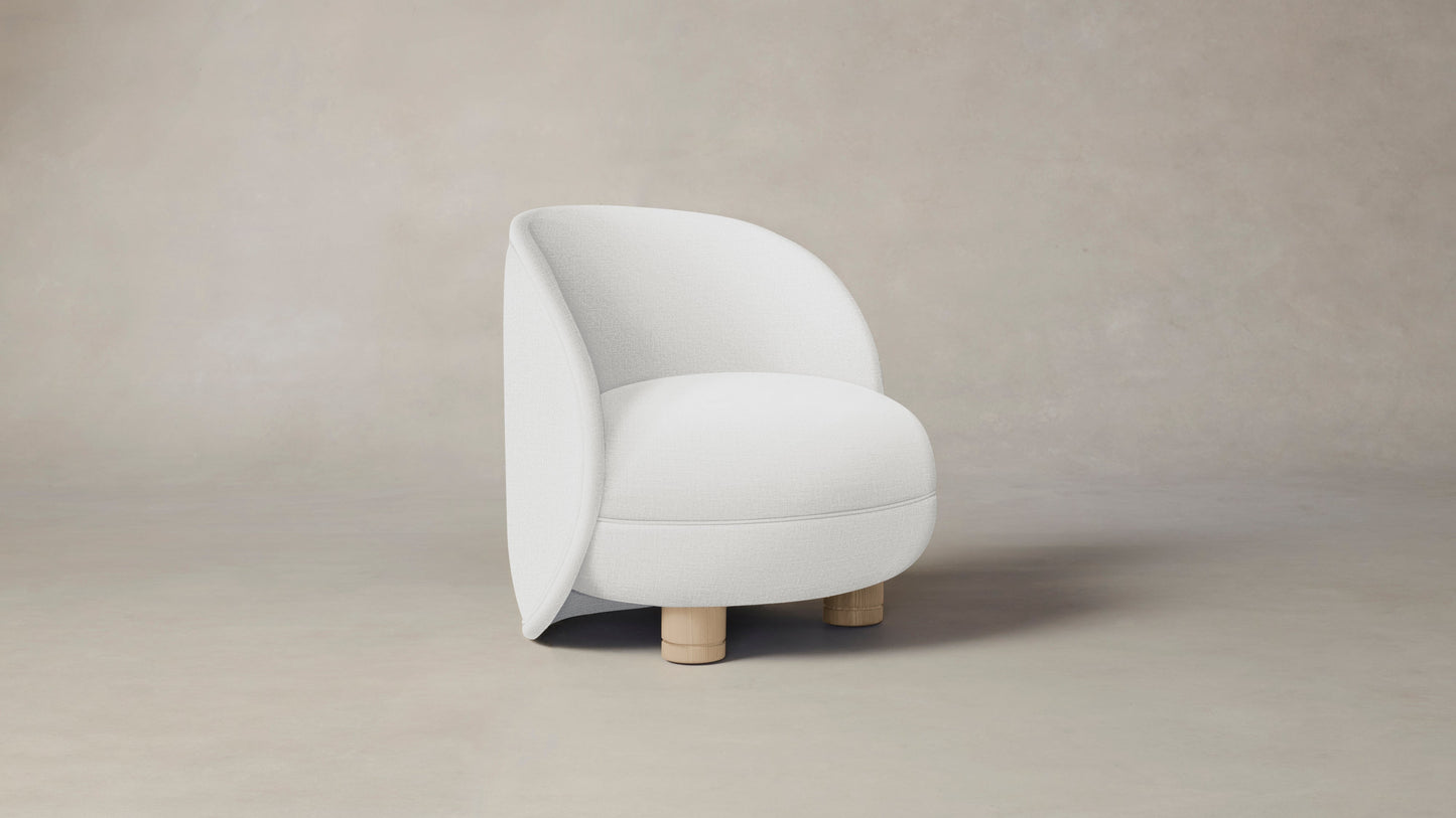 The Laight  - Performance Textured Linen Bone Chair