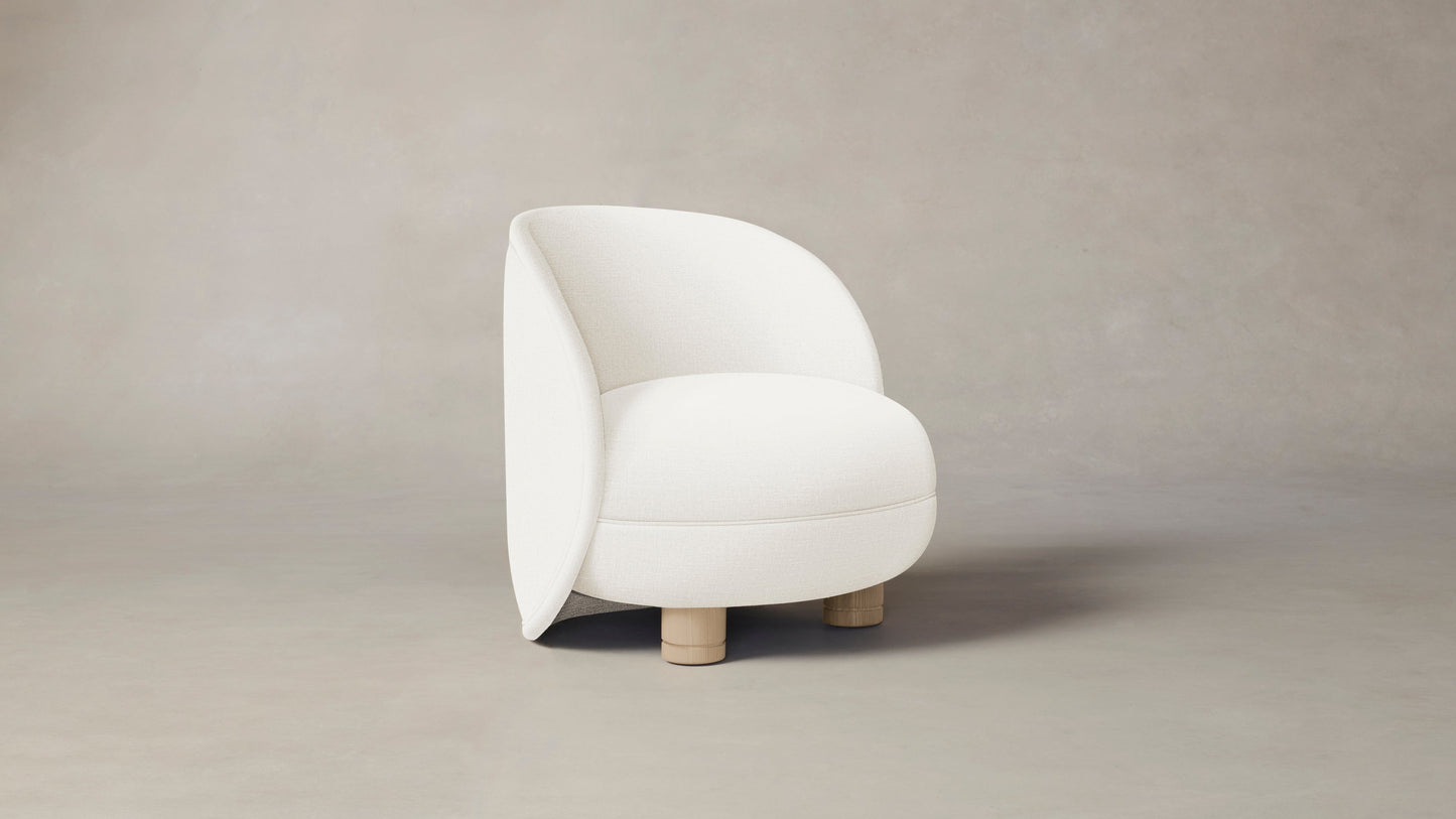 The Laight  - Performance Textured Linen Pearl Chair