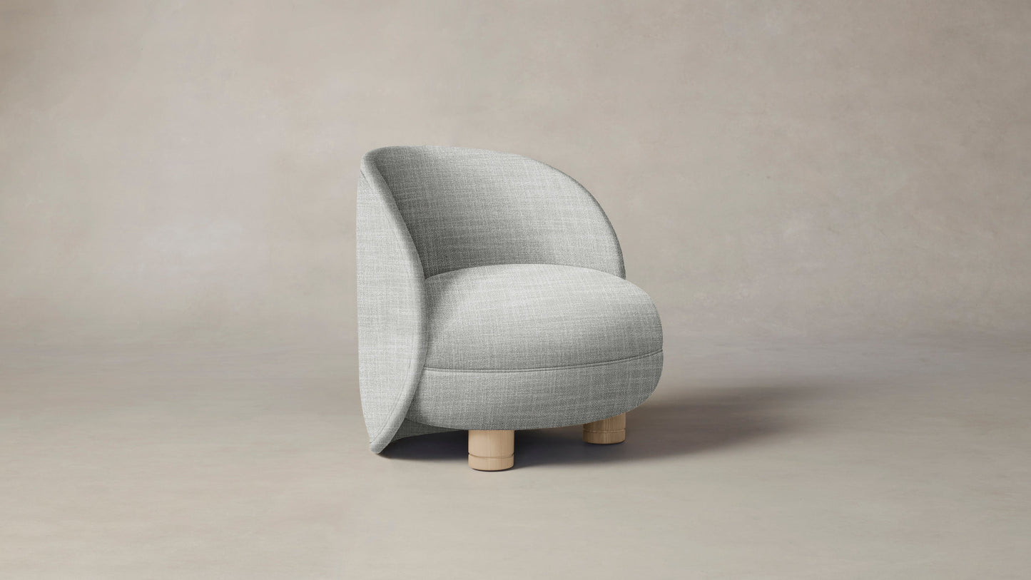 The Laight  - Performance Textured Tweed Dove Chair