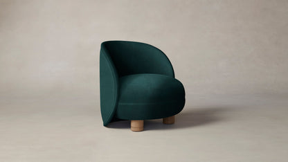 The Laight  - Performance Velvet Emerald Chair