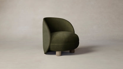 The Laight  - Performance Velvet Olive Chair