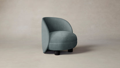 The Laight  - Performance Velvet Seafoam Chair