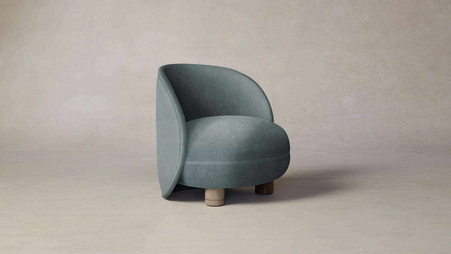 The Laight  - Performance Velvet Seafoam Chair