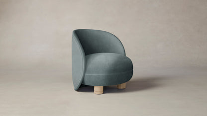 The Laight  - Performance Velvet Seafoam Chair