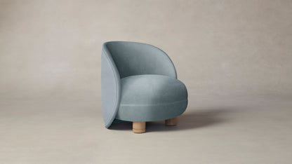 The Laight  - Performance Velvet Sky Chair