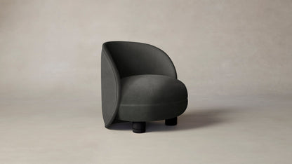 The Laight  - Performance Velvet Slate Chair