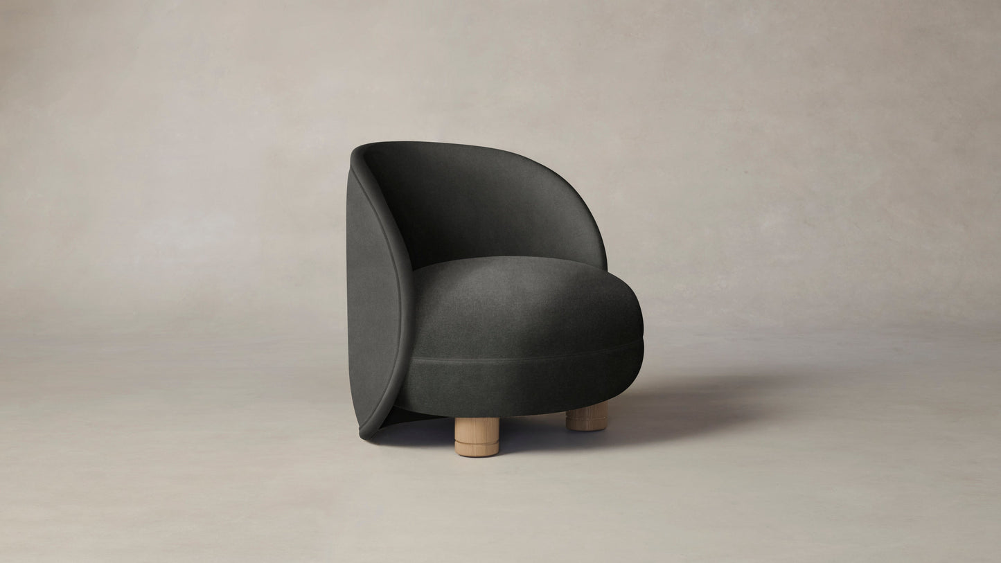 The Laight  - Performance Velvet Slate Chair