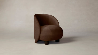 The Laight  - Tuscan Leather Bourbon Chair