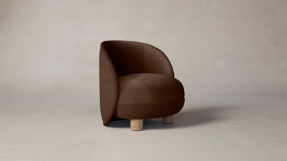 The Laight  - Tuscan Leather Bourbon Chair