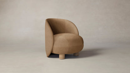 The Laight  - Tuscan Leather Camel Chair