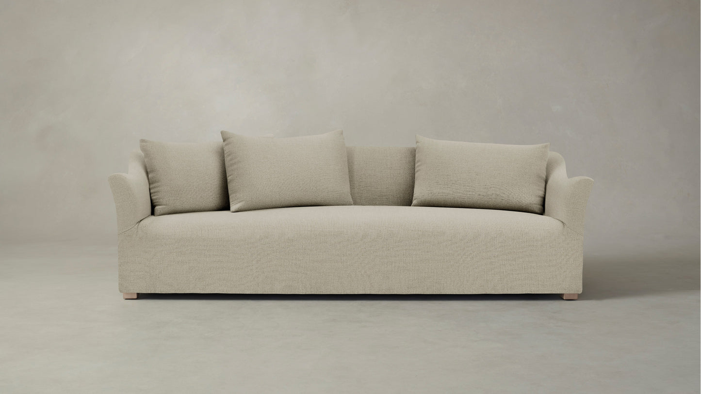 The Lenox  - Belgian Linen Alder Sofa