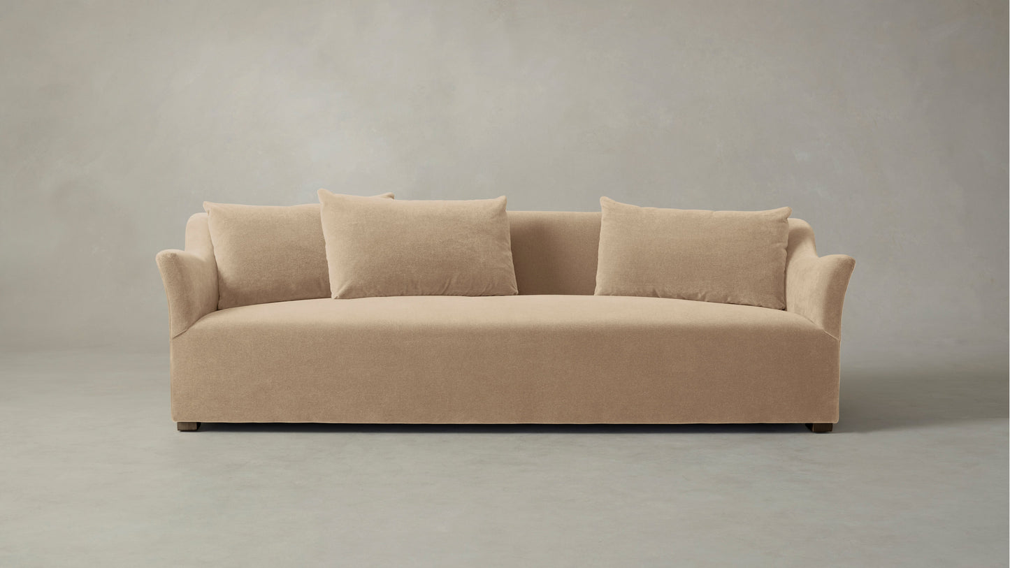 The Lenox  - Mohair Almond Sofa