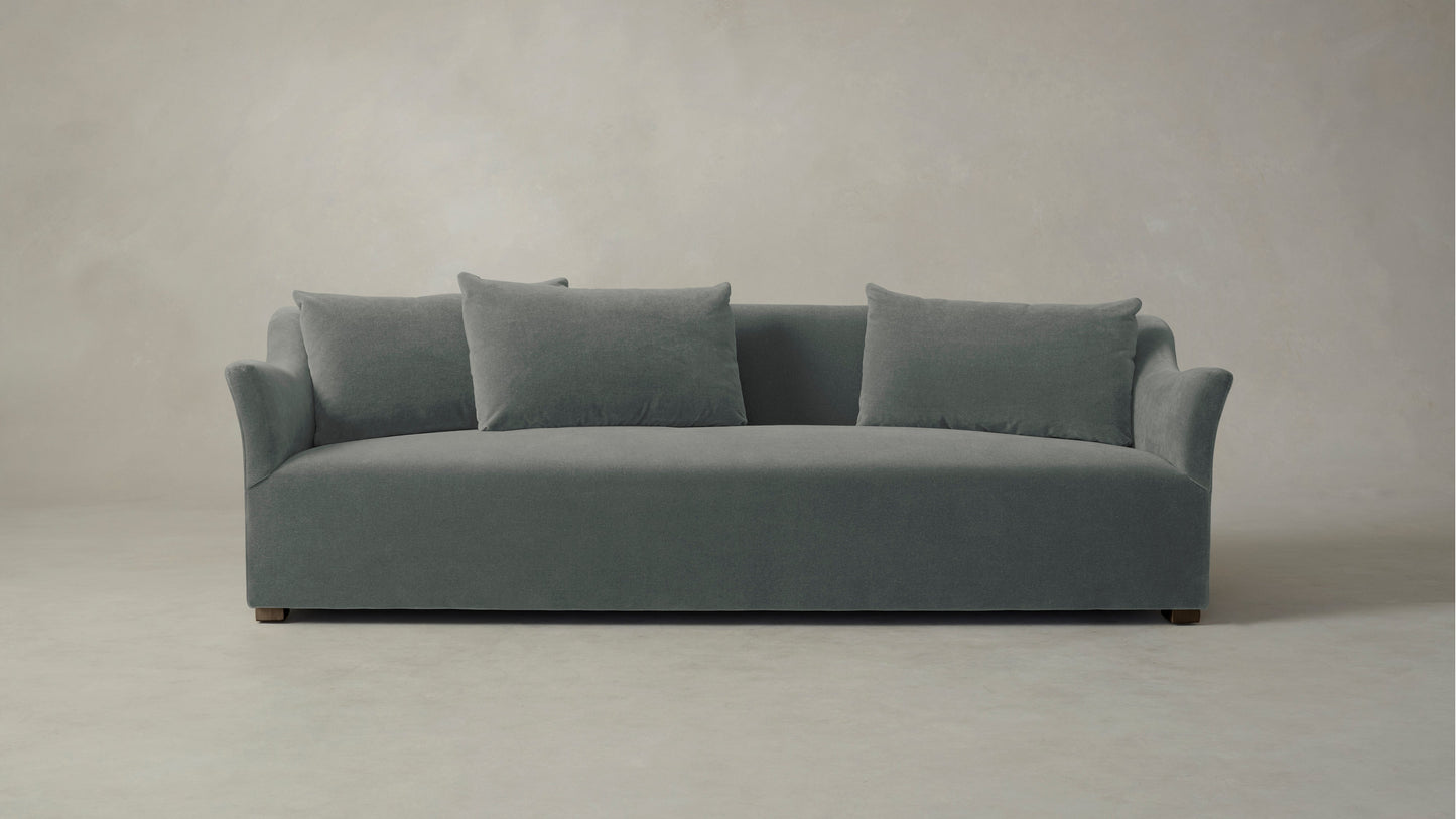 The Lenox  - Mohair Fog Sofa