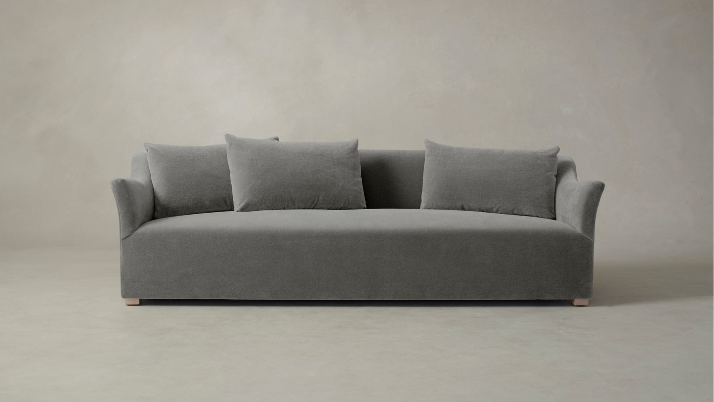 The Lenox  - Mohair Fog Sofa