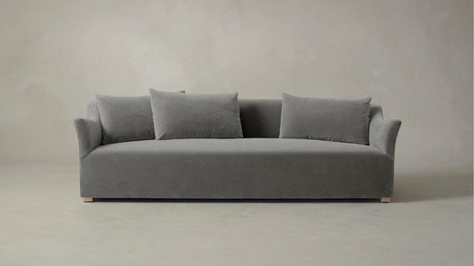 The Lenox  - Mohair Fog Sofa