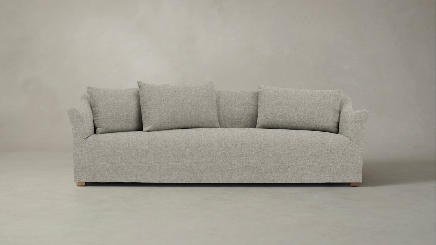 The Lenox  - Performance Basketweave Pebble Sofa