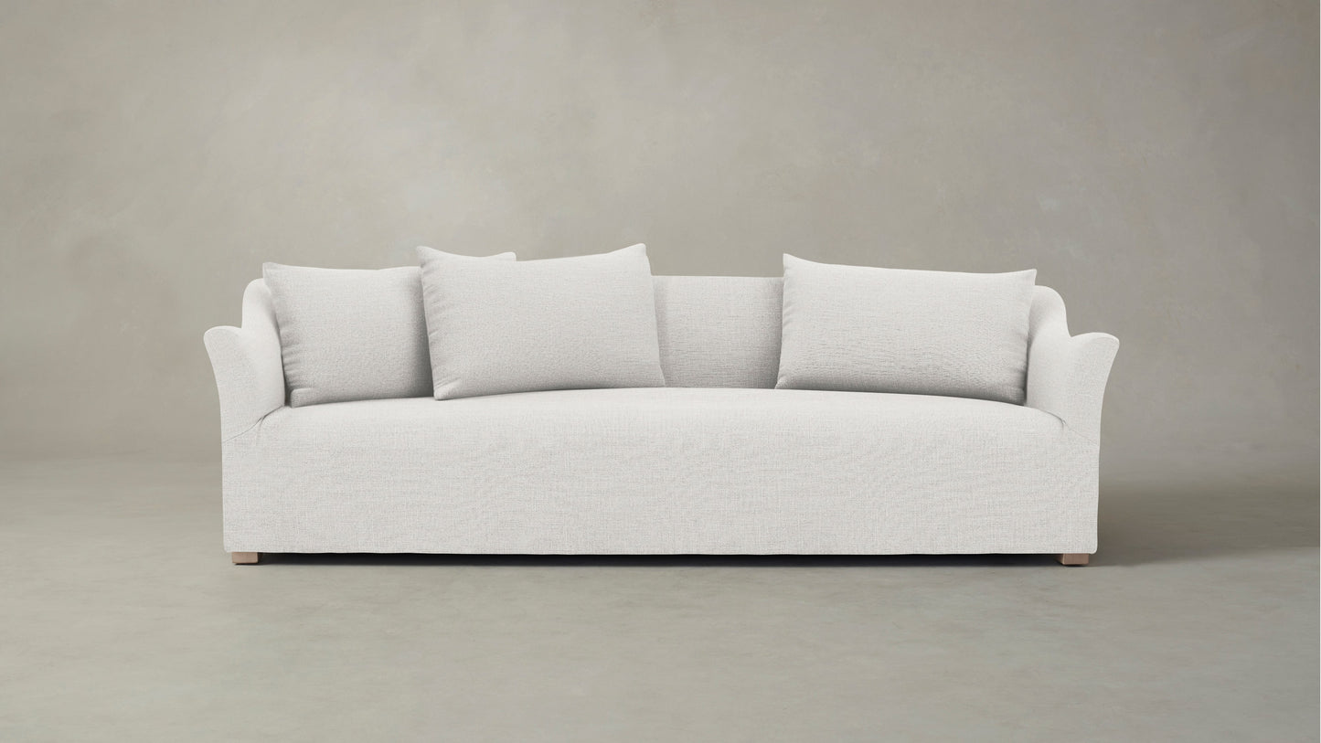 The Lenox  - Performance Chenille Alabaster Sofa