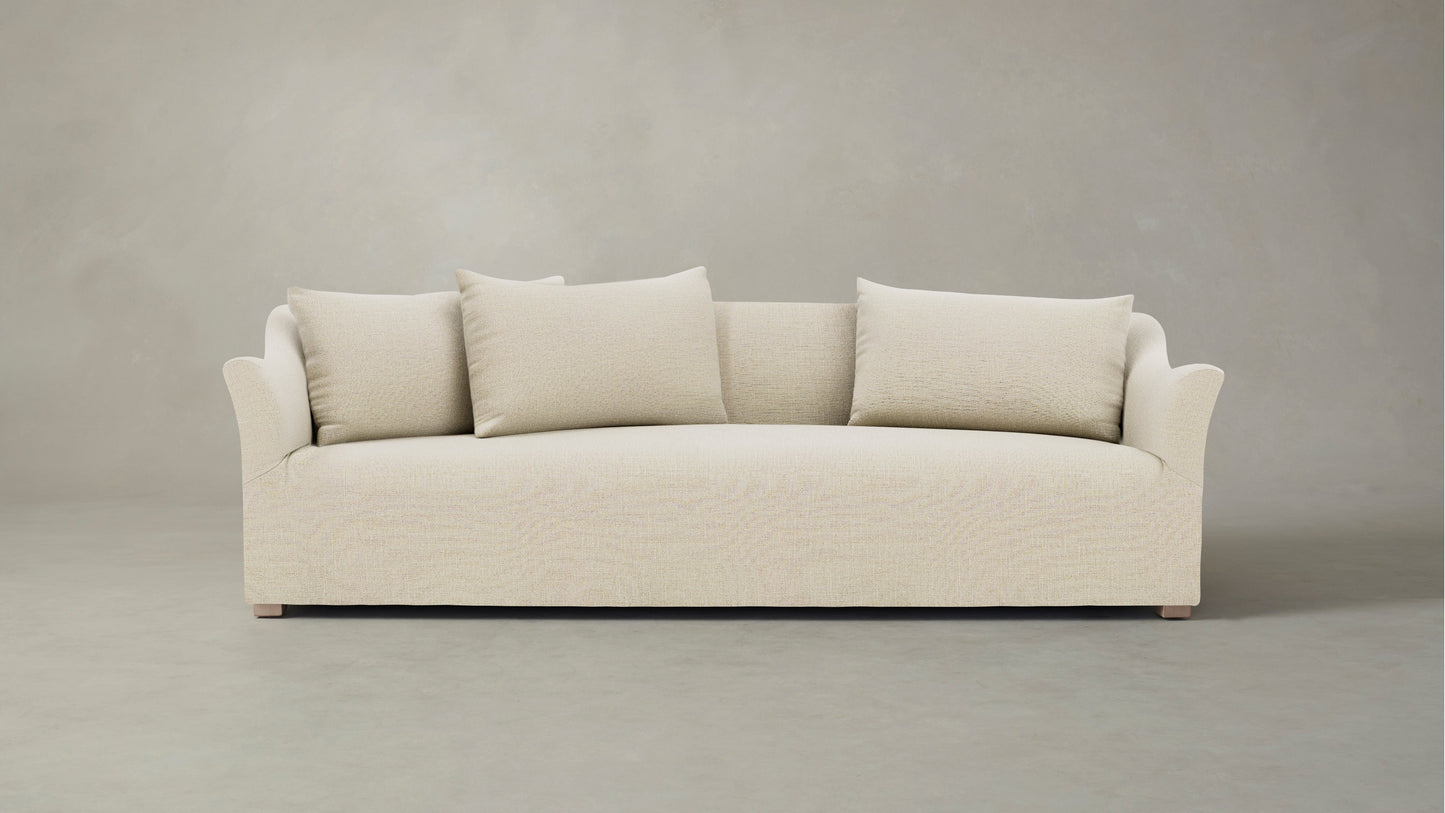 The Lenox  - Performance Linen Creme Sofa