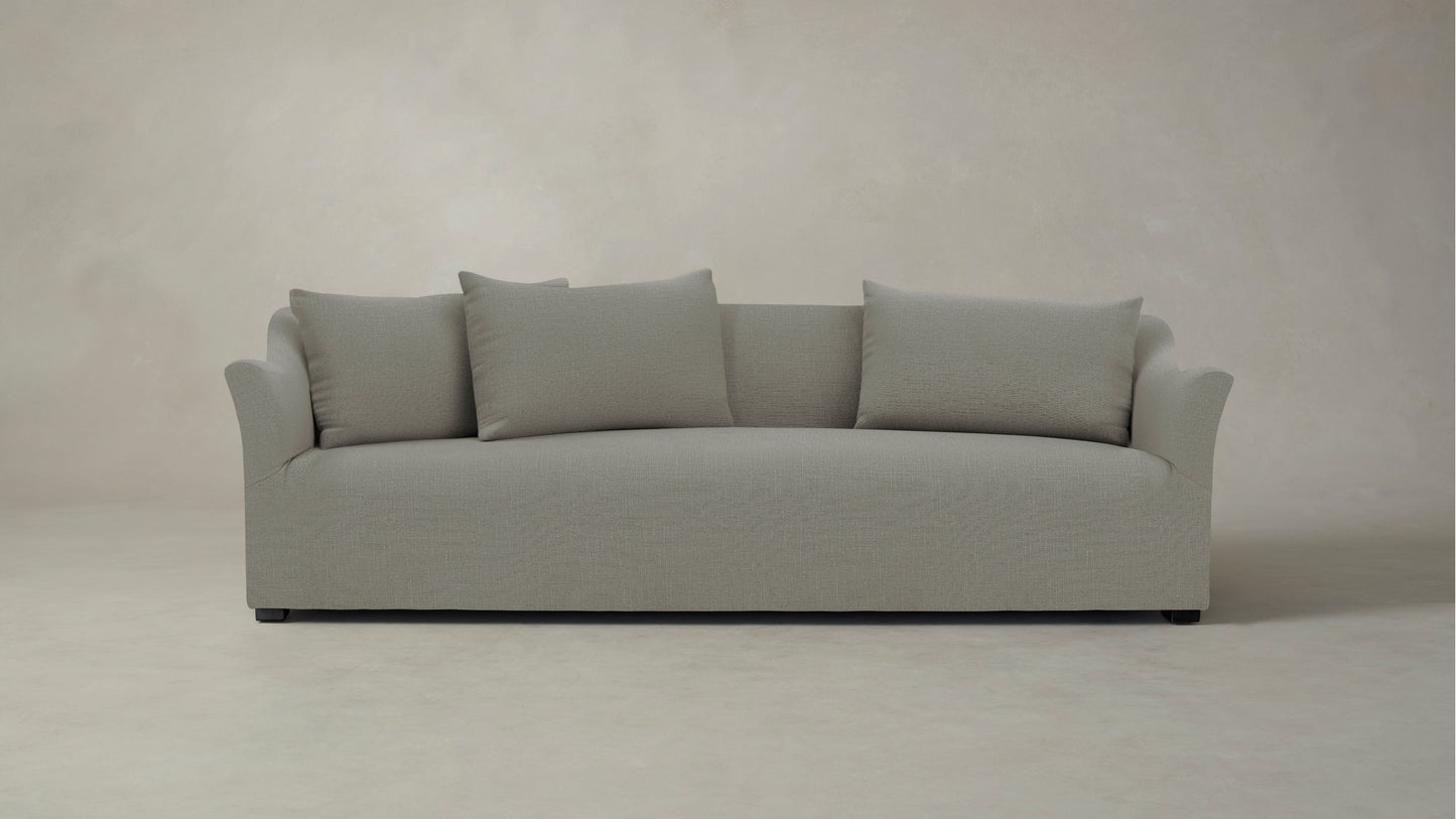 The Lenox  - Performance Linen Putty Sofa