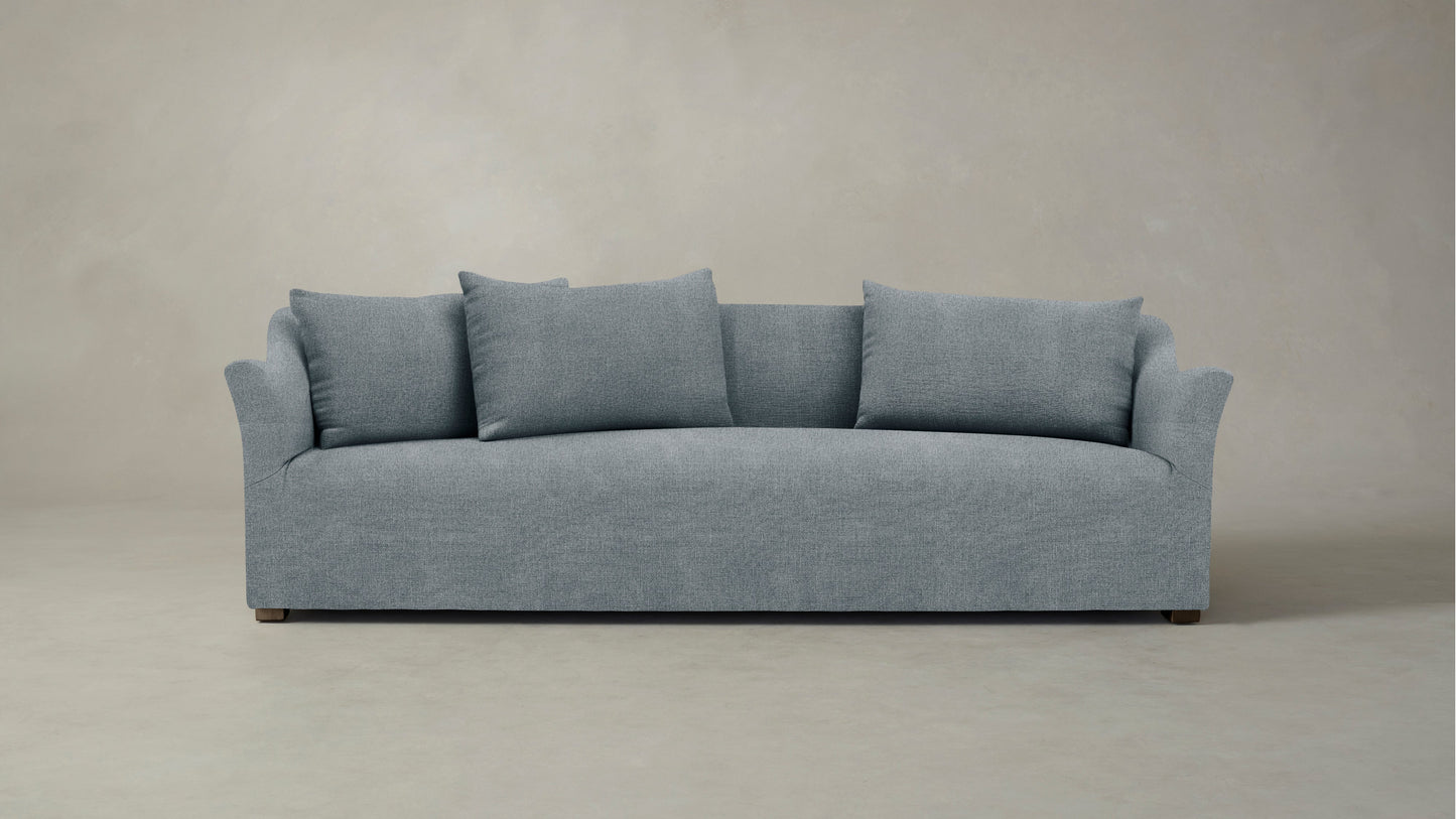 The Lenox  - Performance Melange Weave Aegean Sofa