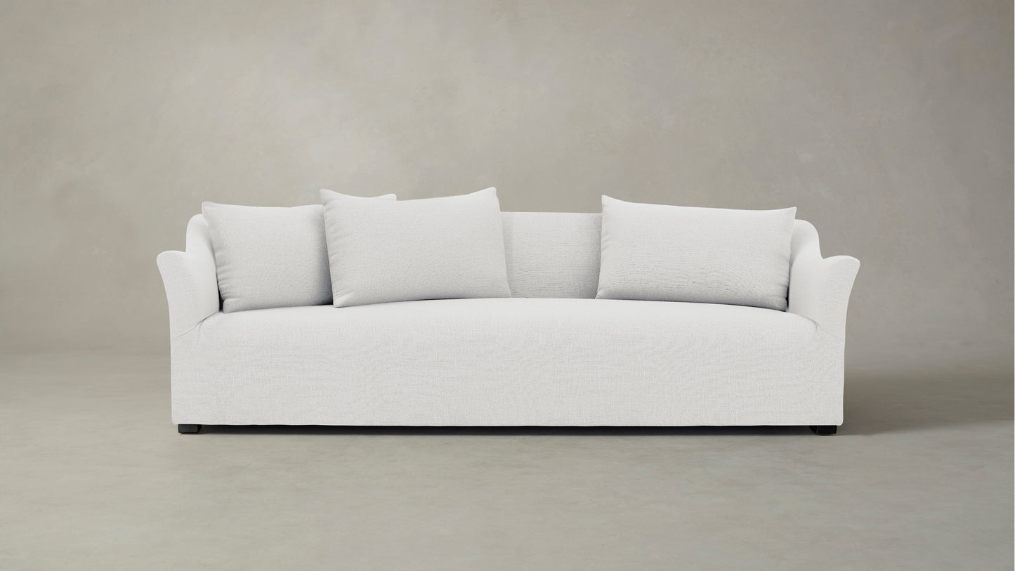 The Lenox  - Performance Textured Linen Bone Sofa