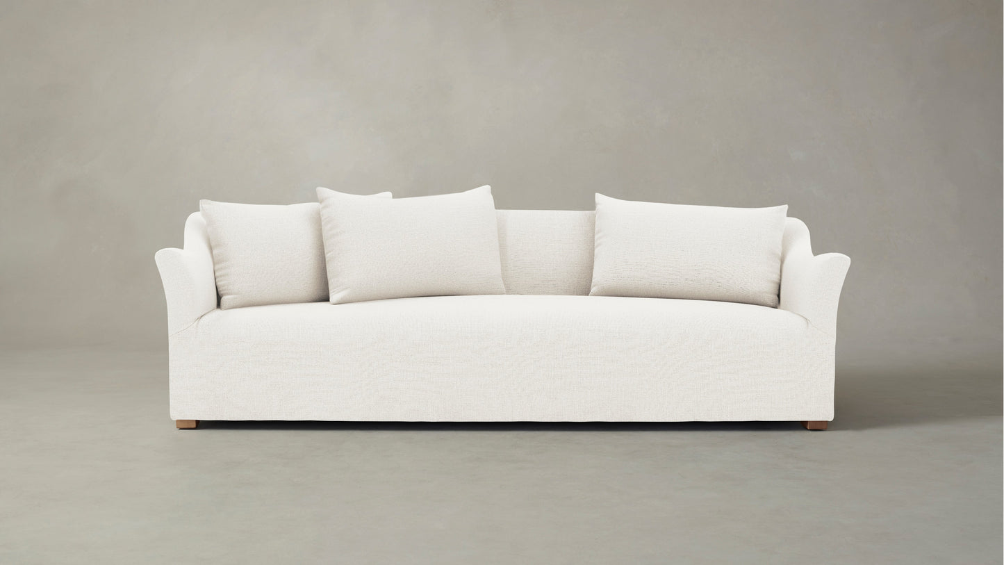 The Lenox  - Performance Textured Linen Pearl Sofa