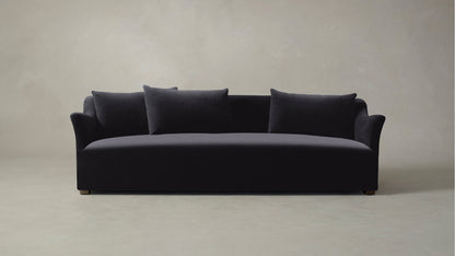 The Lenox  - Performance Velvet Flannel Sofa