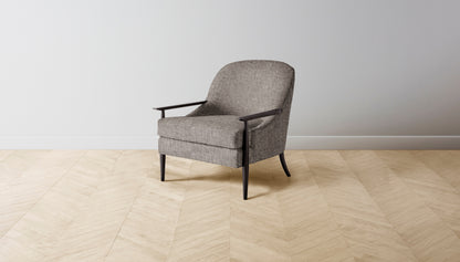 The Leroy  - Belgian Linen Carob Chair