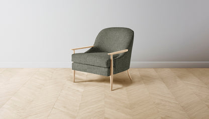 The Leroy  - Belgian Linen Thyme Chair