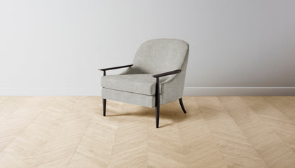 The Leroy  - Performance Melange Weave Flint Chair