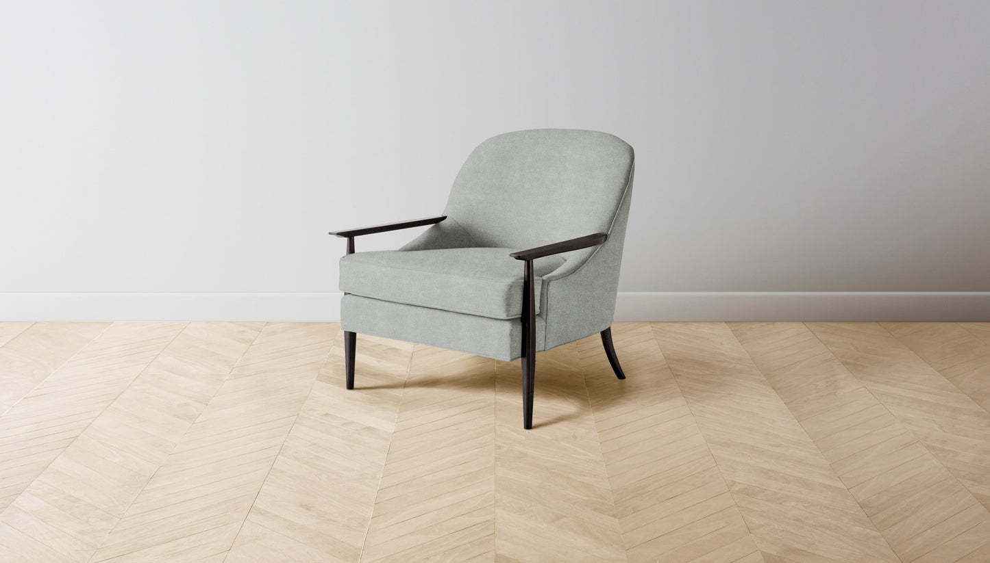 The Leroy  - Performance Melange Weave Seaglass Chair