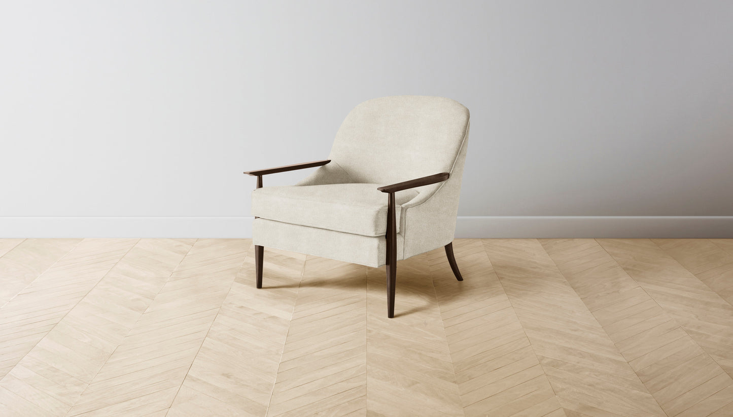 The Leroy  - Performance Melange Weave Shell Chair