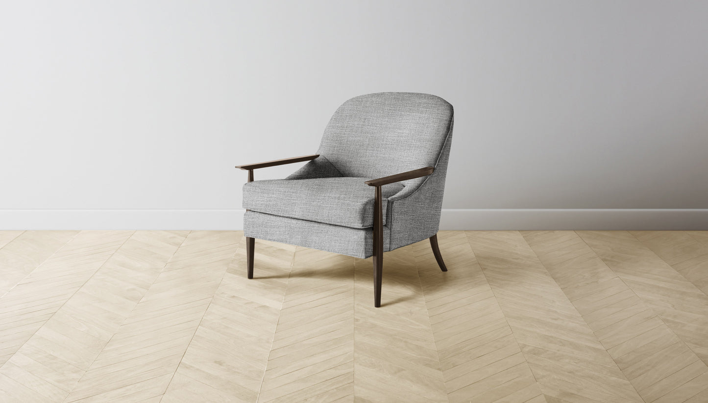 The Leroy  - Performance Textured Tweed Alpine Chair