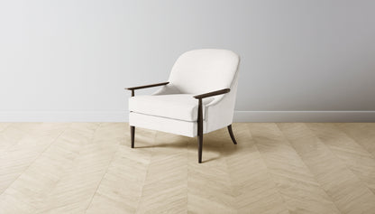 The Leroy  - Performance Textured Tweed Snow Chair