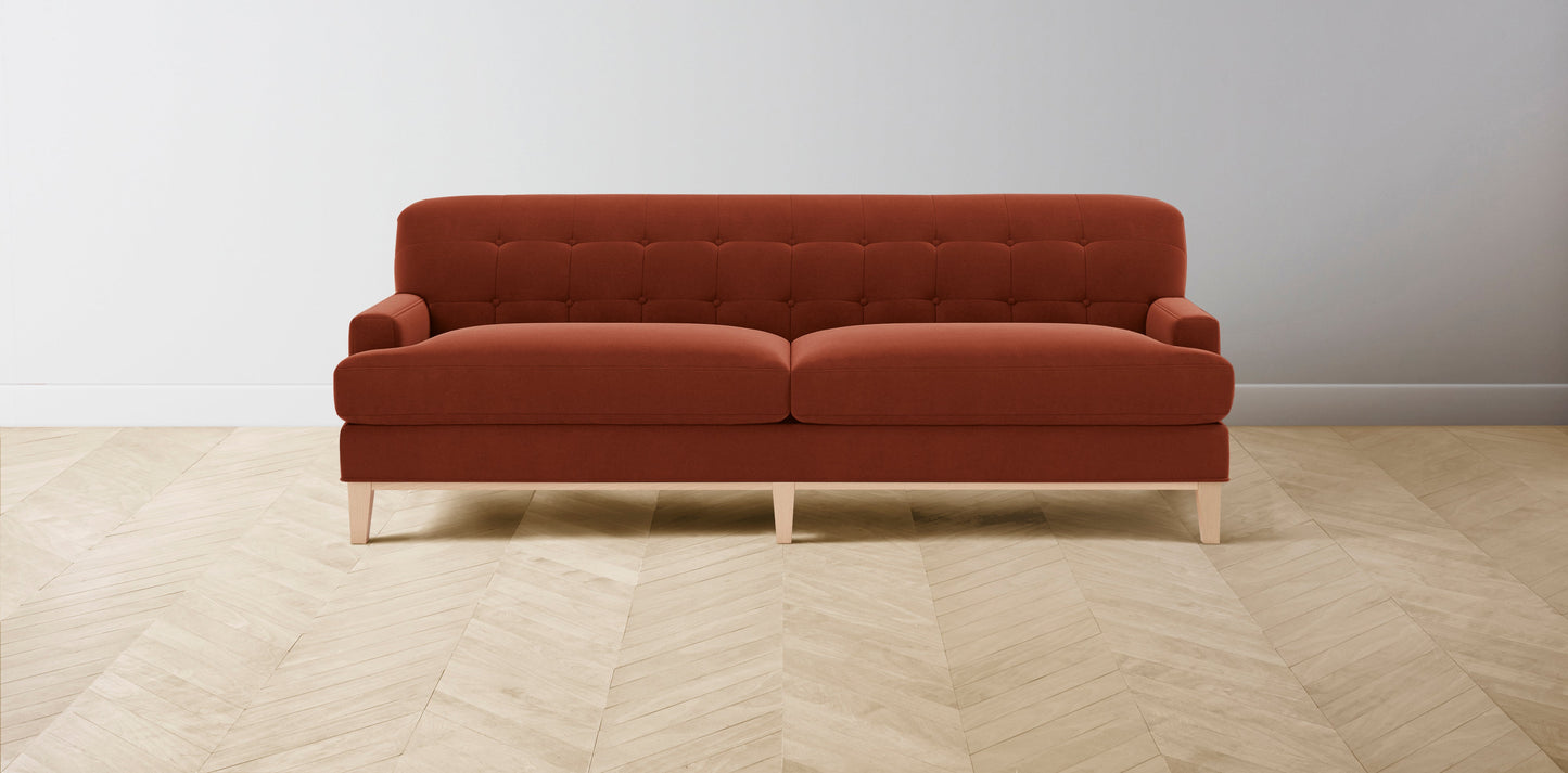 The Ludlow  - Mohair Spice Sofa