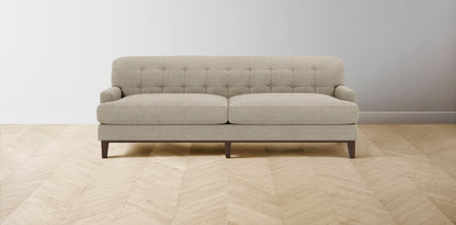 The Ludlow  - Performance Stonewashed Linen Clamshell Sofa