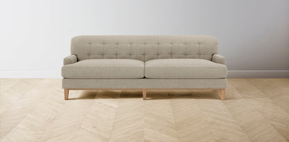 The Ludlow  - Performance Stonewashed Linen Clamshell Sofa